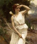 Guillaume Seignac Diana the Huntress France oil painting artist